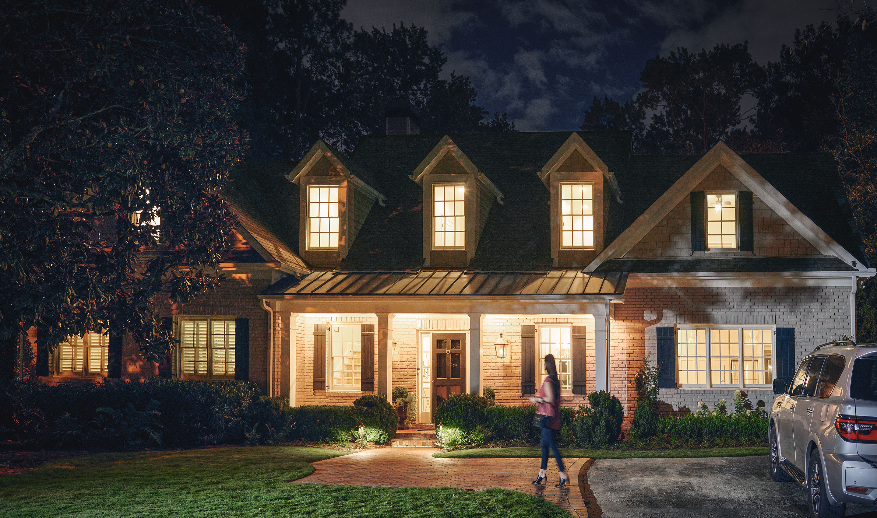 A Southeast private residence Outdoor with Lutron Caséta