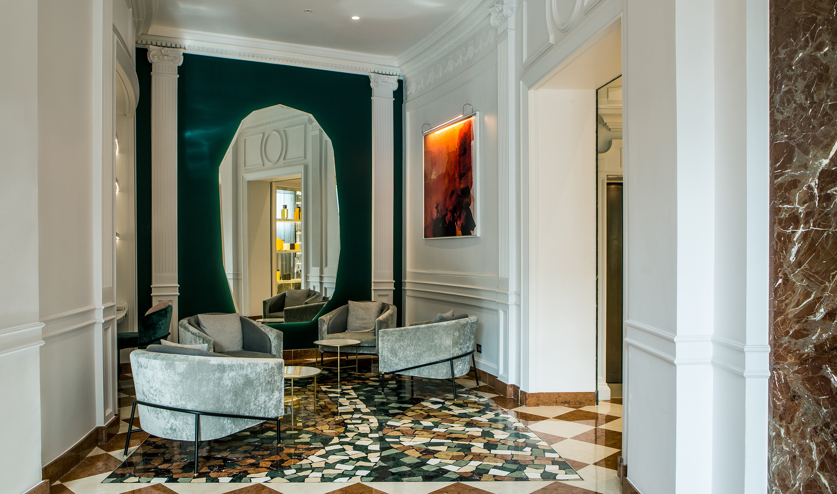 A Rome hospitality residences with Lutron Quantum. Photo by J-Ph Nuel-Gilles Trillard