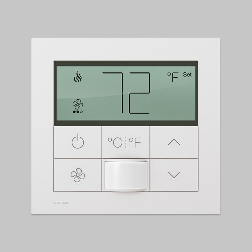 Lutron's Palladiom thermostat