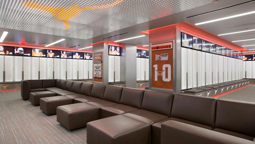 University of Texas Football Lockeroom