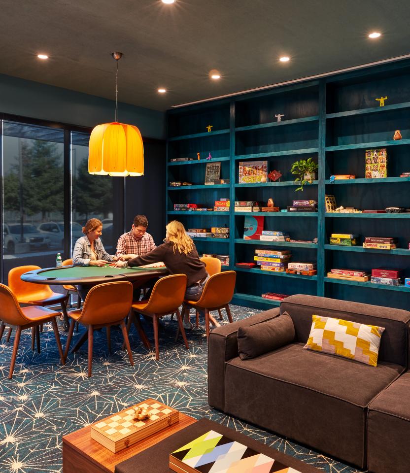 A Mountain View commercial collaborative space with Lutron Quantum