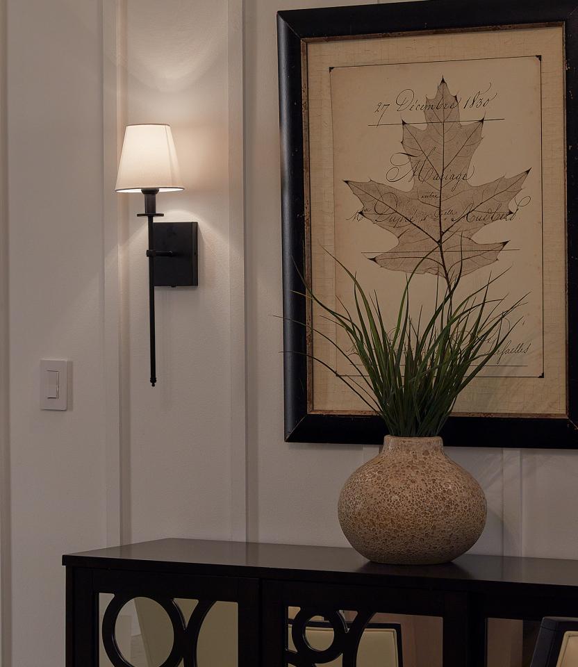 A Southeast private residence living room with Lutron Caséta & Diva Dimmer