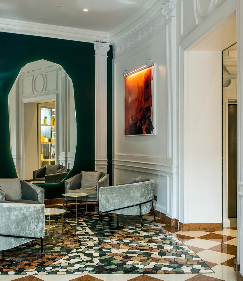 A Rome hospitality residences with Lutron Quantum. Photo by J-Ph Nuel-Gilles Trillard