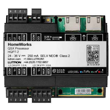 System processor for hardwired HomeWorks installations.