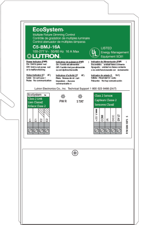 Low-voltage RF module providing dry contact closure output for system integration. 