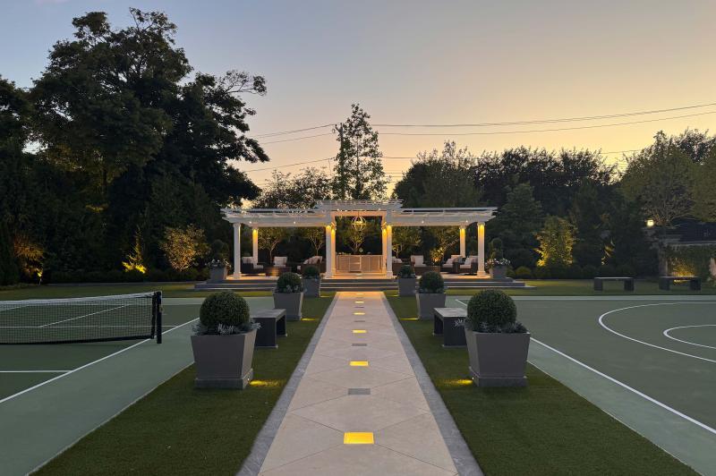 Pergola and Courts