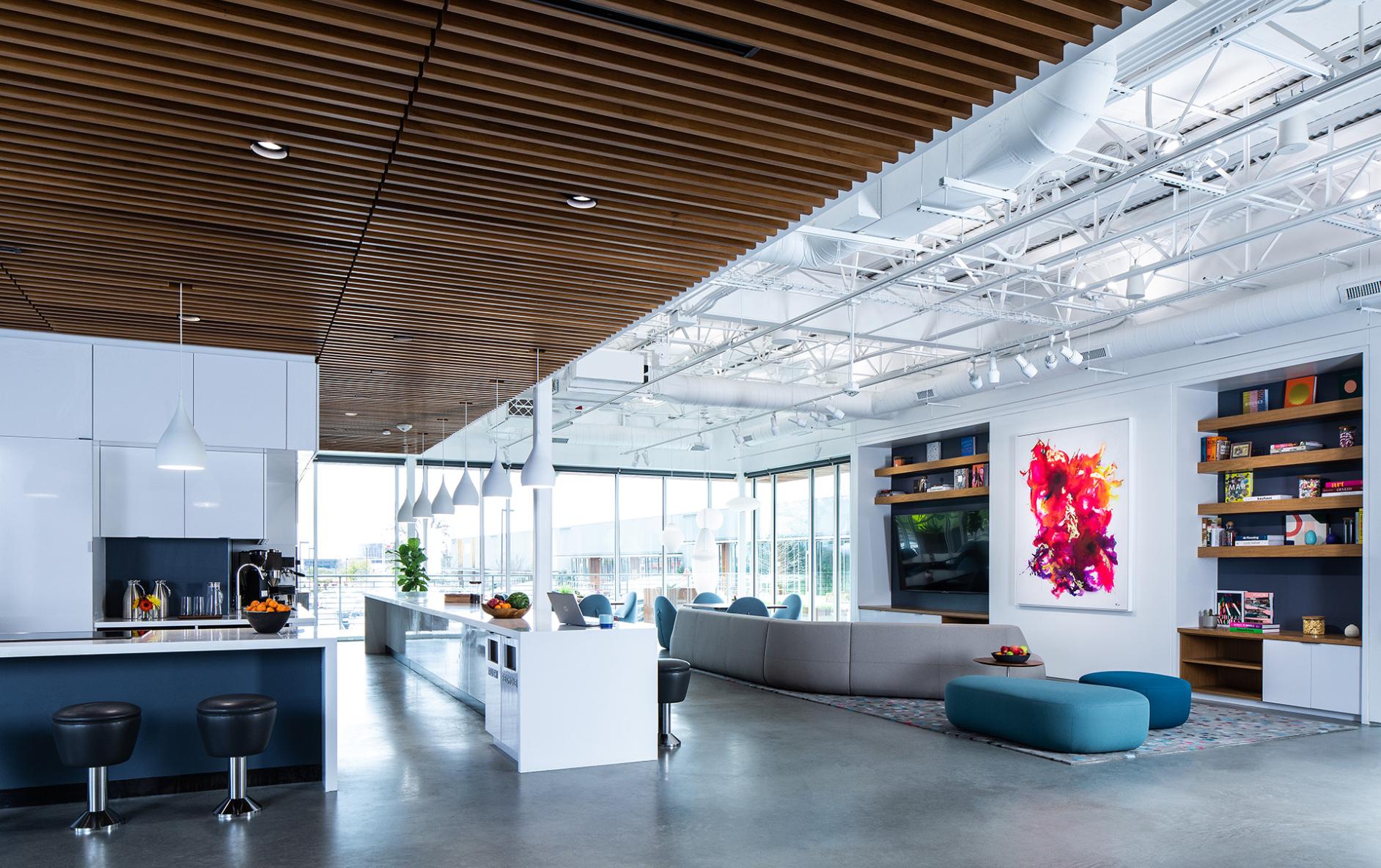 Austin Lutron experience center and design studio showcasing lighting, window treatments, and control solutions in a modern residential-style environment